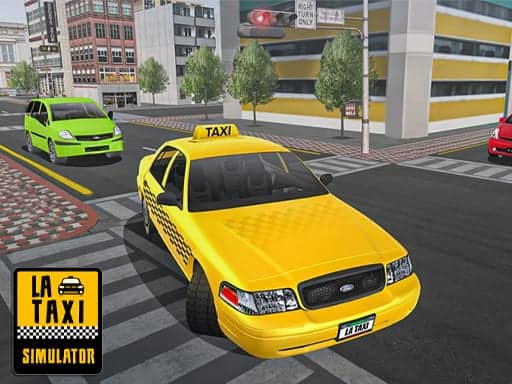 Screenshot van LA Taxi Simulator