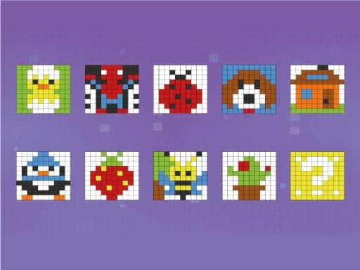 Screenshot van Pixel Color Kids