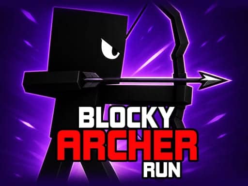 Screenshot van Blocky Archer Run