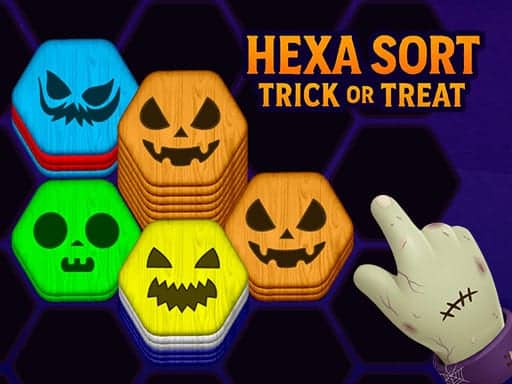 Screenshot van Hexa Sort Trick or Treat
