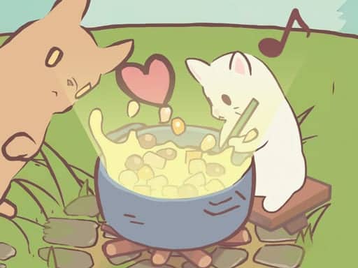 Screenshot van Cute Cat Town