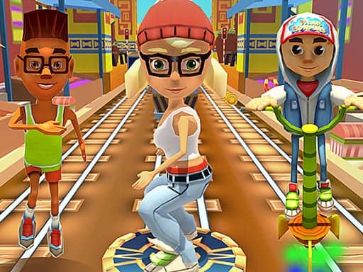 Screenshot van Train Surfers