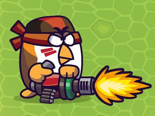 Screenshot van Chicken Wars Merge Guns