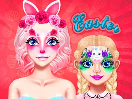 Screenshot van Easter Funny Makeup
