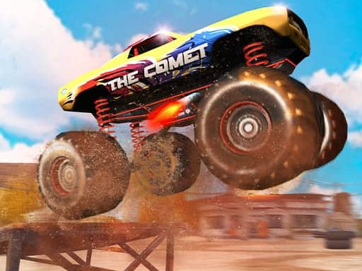 Screenshot van Monster Truck Stunt Racing