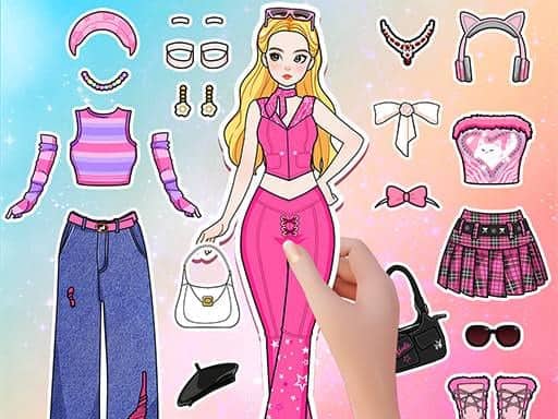 Screenshot van Paper Doll Diary: Dress Up DIY
