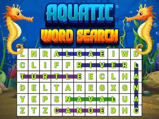 Screenshot van Aquatic Word Search