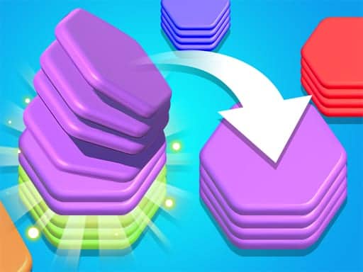 Screenshot van Hexa Sort 3D