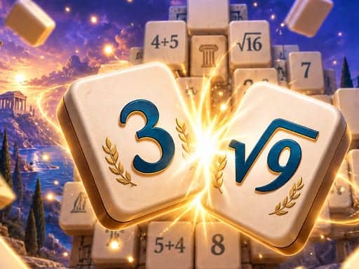 Screenshot van Pythagoras Mahjong