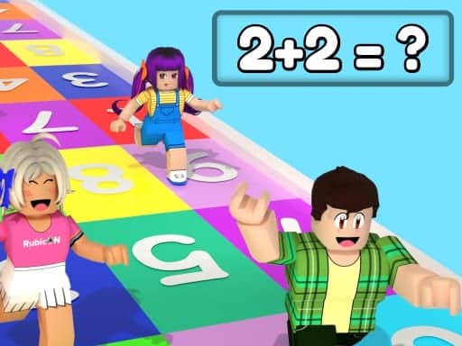 Screenshot van UGC Math Race