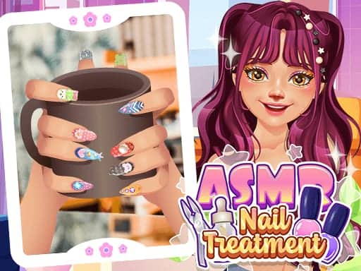 Screenshot van ASMR Nail Treatment
