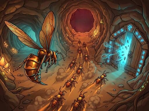 Screenshot van Bug Burrow Wars