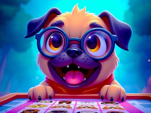 Screenshot van Puppy Paw Match