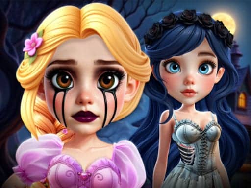 Screenshot van Boo-tiful Princess Match