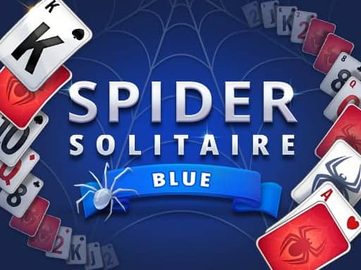 Screenshot van Spider Solitaire Blue