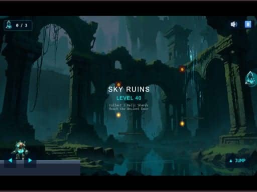 Screenshot van Lumen Ruin Runner