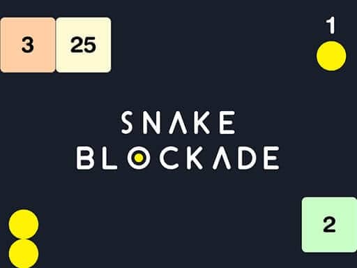 Screenshot van Snake Blockade