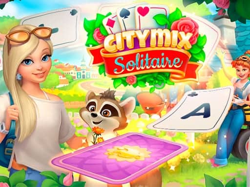 Screenshot van CityMix Solitaire