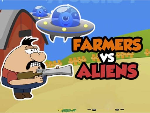 Screenshot van Farmers vs Aliens