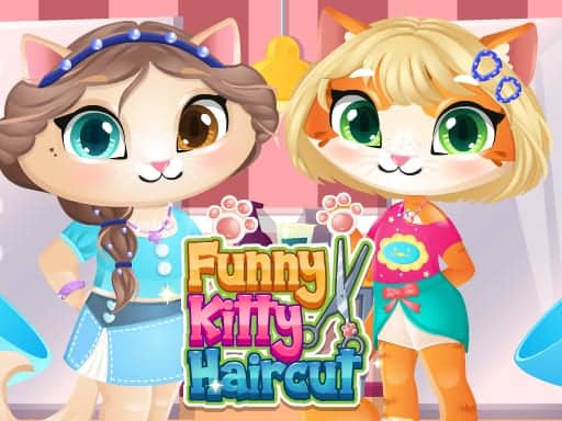 Screenshot van Funny Kitty Haircut