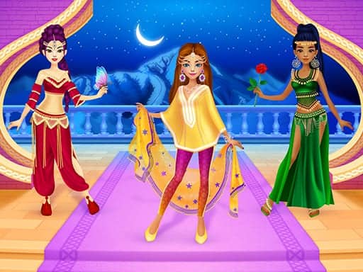 Screenshot van Arabian Princess Dress Up Game
