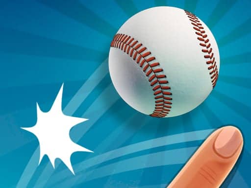 Screenshot van Flick Baseball Super Homerun
