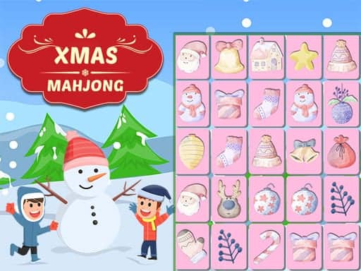 Screenshot van Xmas Mahjong