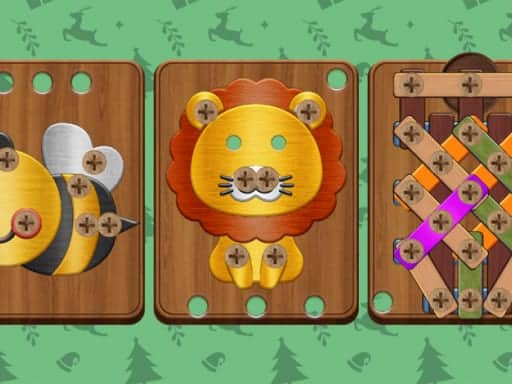 Screenshot van Wooden bolts and nuts