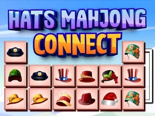 Screenshot van Hats Mahjong Connect