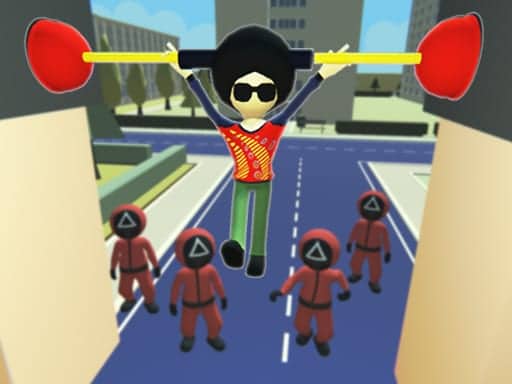 Screenshot van Squid Fall Guy