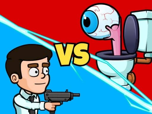 Screenshot van Eye Attack - Toilet Monster War
