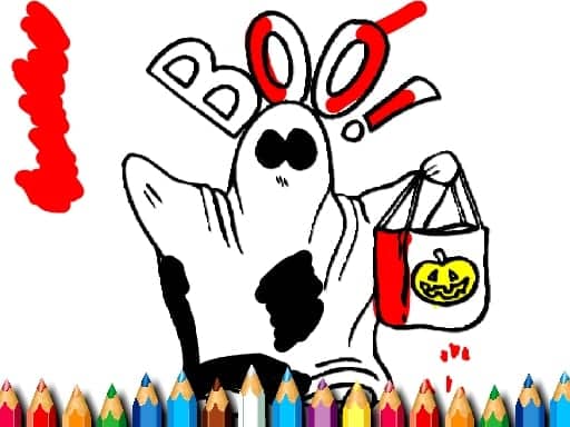 Screenshot van Halloween Coloring Book