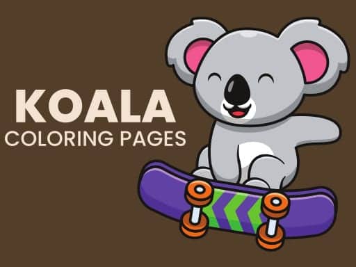 Screenshot van Koala Coloring Pages