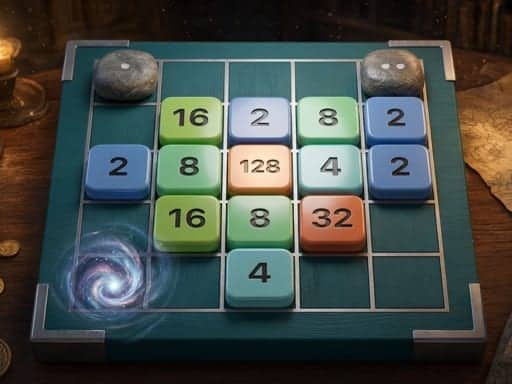 Screenshot van 2048 Decks