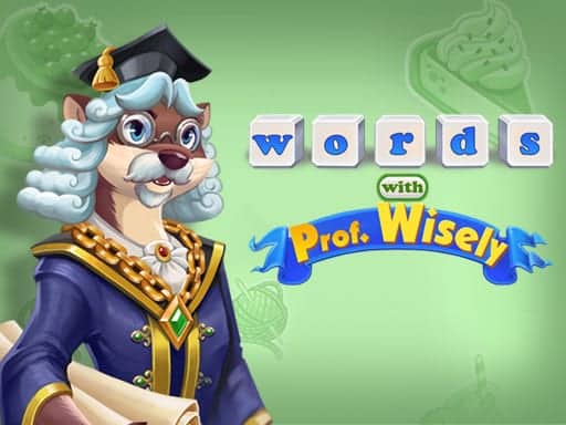 Screenshot van Words with Prof. Wisely