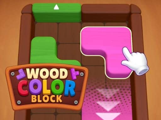 Screenshot van Wood Color Block