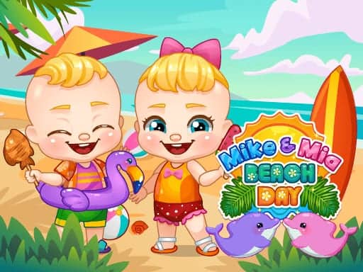 Screenshot van Mike And Mia Beach Day