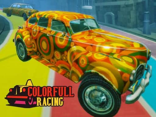 Screenshot van Colorful Racing