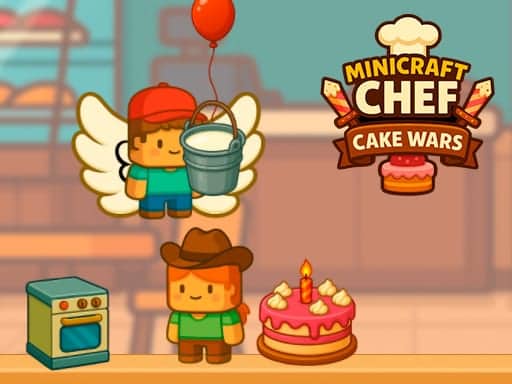 Screenshot van Minicraft Chef Cake Wars