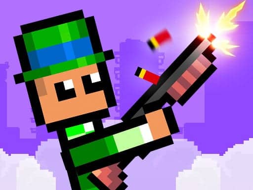 Screenshot van Pixel Smash Duel