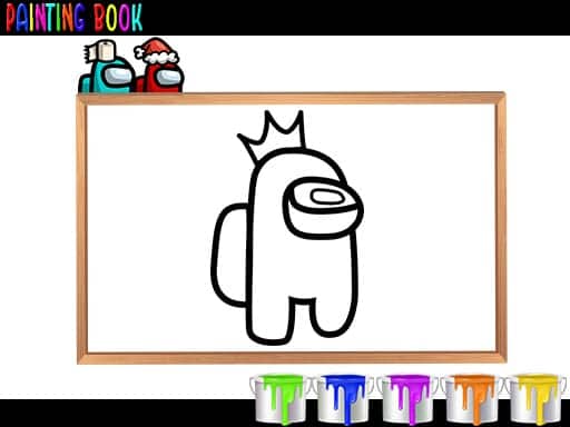 Screenshot van Among Them Painting Book