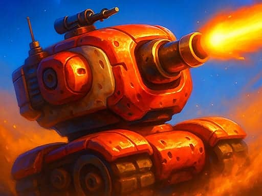 Screenshot van Galaxy Tank Battle