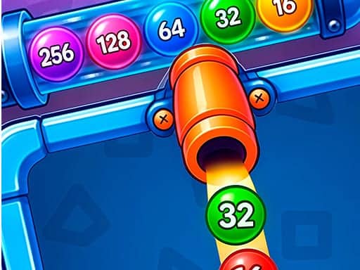Screenshot van 2048 Bubble Shoot