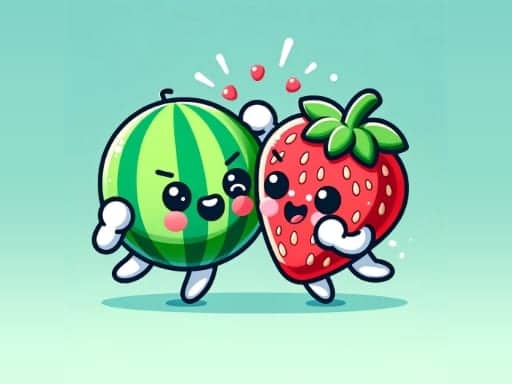Screenshot van Watermelon Suika Game