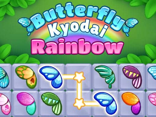 Screenshot van Butterfly Kyodai Rainbow