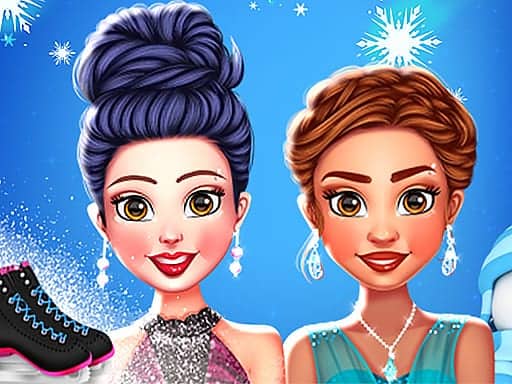 Screenshot van Princess Winter Ice Skating Outfits