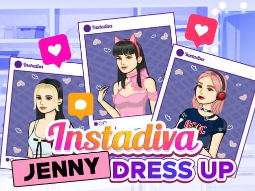 Screenshot van Instadiva Jenny Dress Up