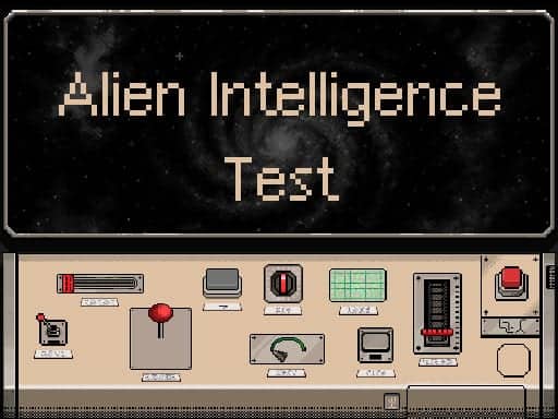 Screenshot van Alien Intelligence Test