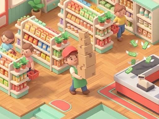 Screenshot van 3D Supermarket Tycoon