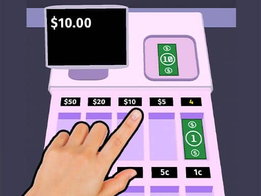 Screenshot van Cashier Game
